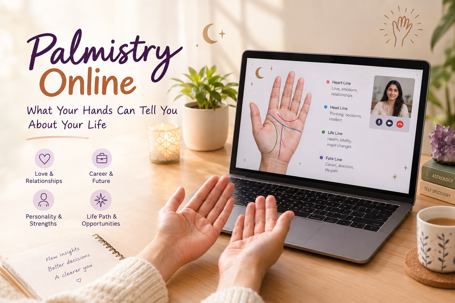 Palmistry Online: What Are the Lines On Your Palm Saying About You?